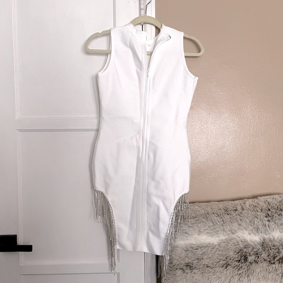 Fringe Rhinestone Dress - Picture 3 of 7